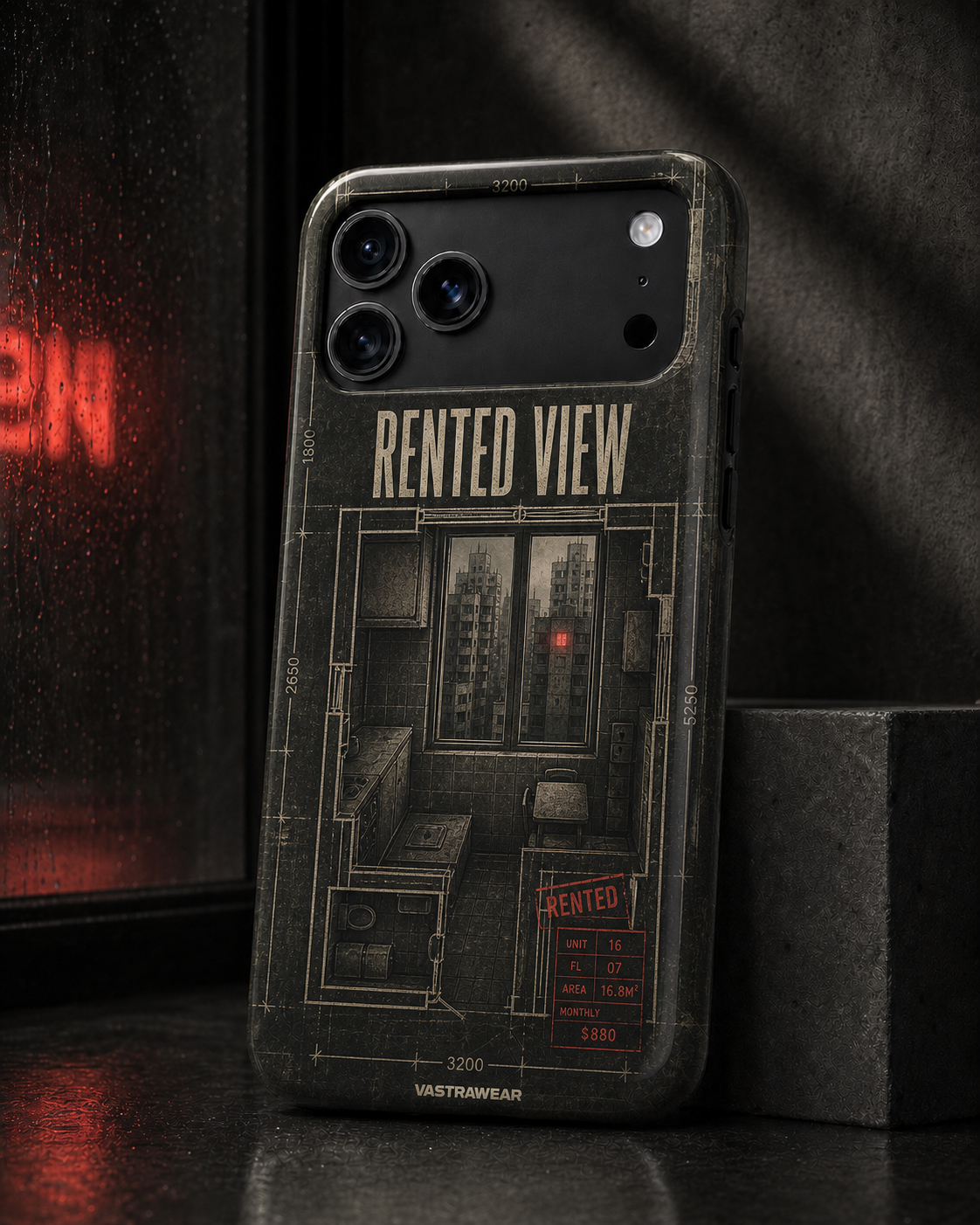 RENTED VIEW VASTRAWEAR glossy phone case