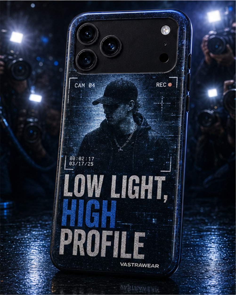 LOW LIGHT, HIGH PROFILE VASTRAWEAR glossy phone case