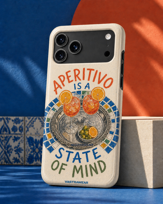 APERITIVO IS A STATE OF MIND VASTRAWEAR glossy phone case