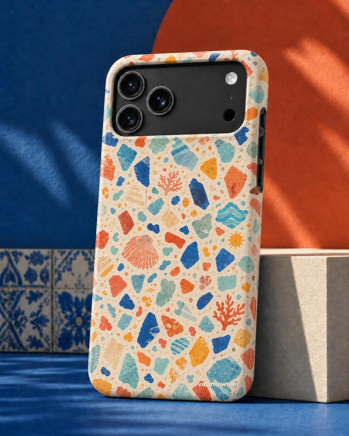 CORAL TERRAZZO VASTRAWEAR phone case
