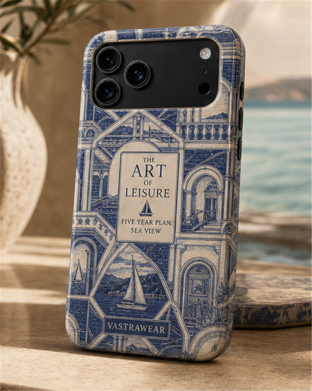 FIVE YEAR PLAN: SEA VIEW VASTRAWEAR glossy phone case
