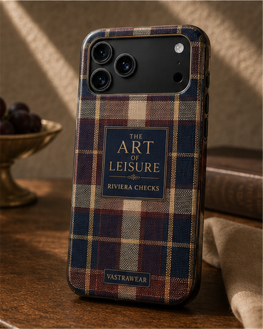RIVIERA CHECKS VASTRAWEAR glossy phone case