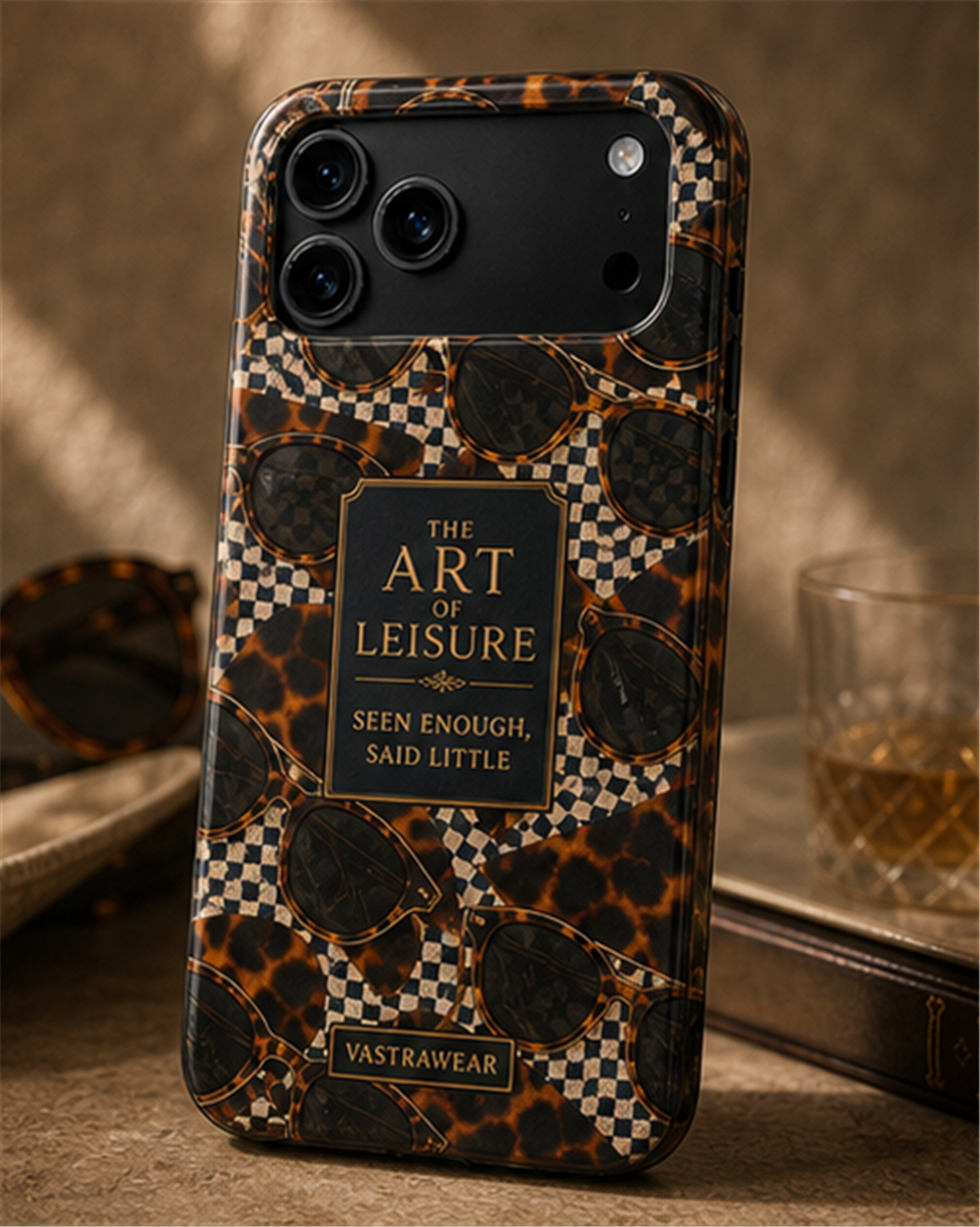 SEEN ENOUGH, SAID LITTLE VASTRAWEAR glossy phone case