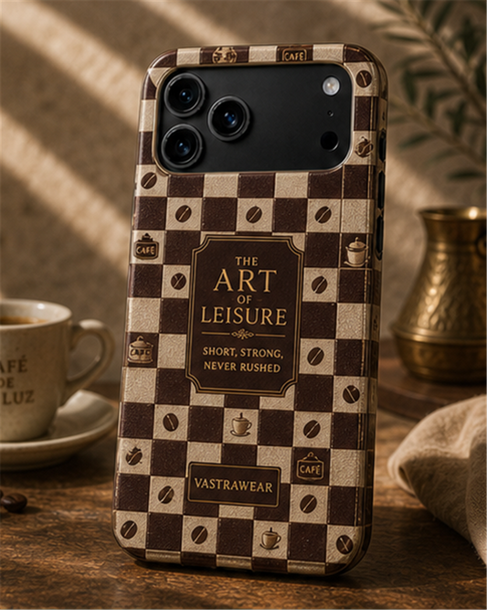 SHORT, STRONG, NEVER RUSHED VASTRAWEAR glossy phone case