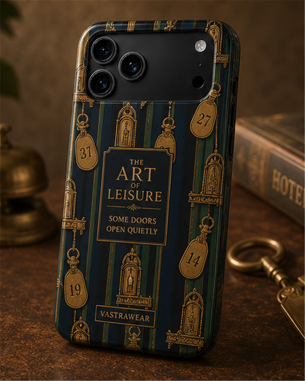SOME DOORS OPEN QUIETLY VASTRAWEAR glossy phone case