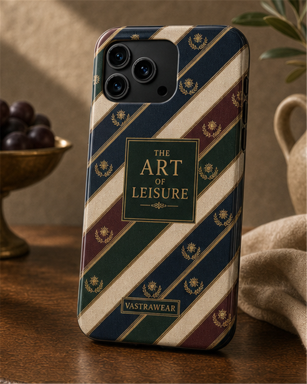 THE ART OF LEISURE VASTRAWEAR glossy phone case