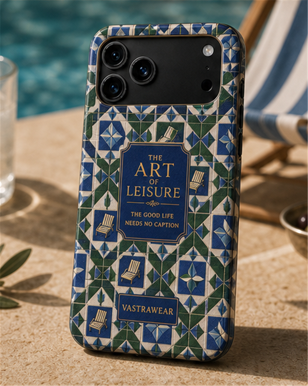 THE GOOD LIFE NEEDS NO CAPTION VASTRAWEAR glossy phone case
