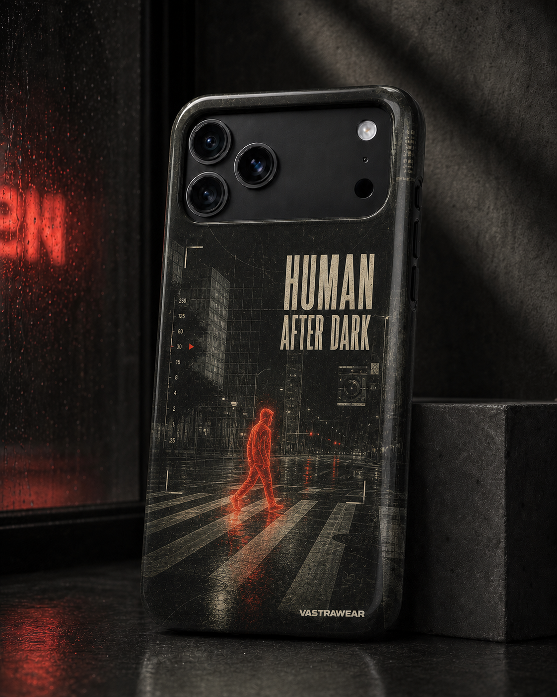 HUMAN AFTER DARK VASTRAWEAR glossy phone case