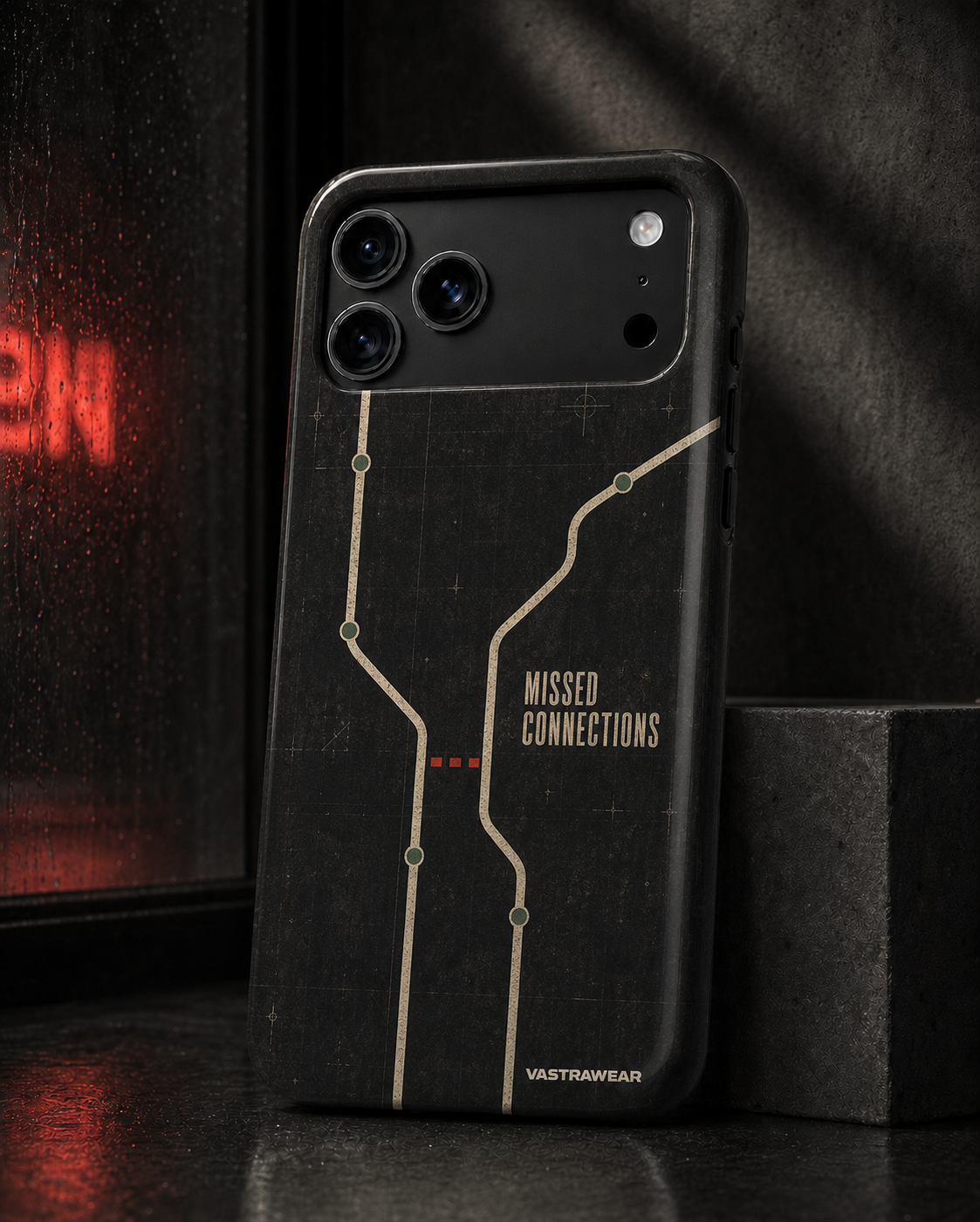 MISSED CONNECTIONS VASTRAWEAR glossy phone case