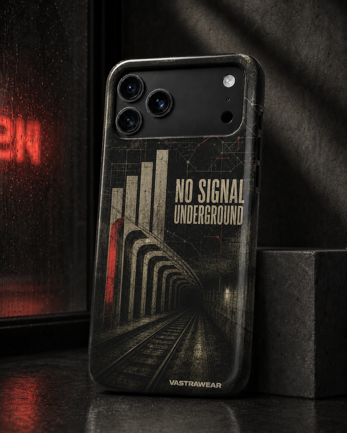 NO SIGNAL UNDERGROUND VASTRAWEAR glossy phone case