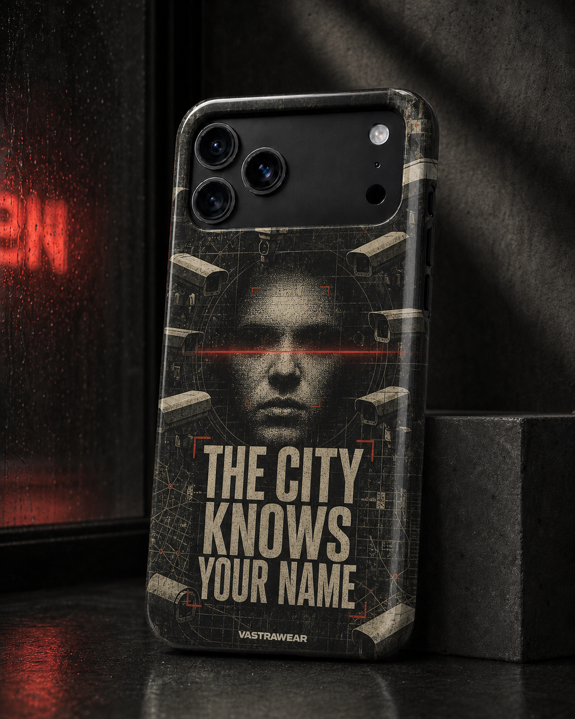 THE CITY KNOWS YOUR NAME VASTRAWEAR glossy phone case