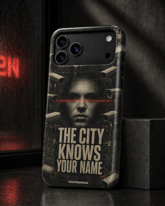 THE CITY KNOWS YOUR NAME VASTRAWEAR glossy phone case