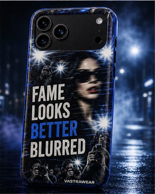 FAME LOOKS BETTER BLURRED VASTRAWEAR glossy phone case