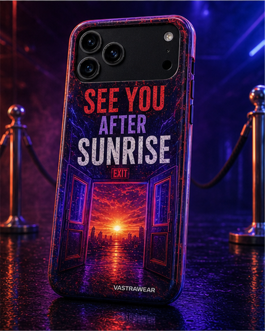 SEE YOU AFTER SUNRISE VASTRAWEAR glossy phone case