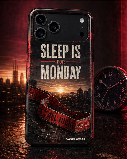 SLEEP IS FOR MONDAY VASTRAWEAR glossy phone case