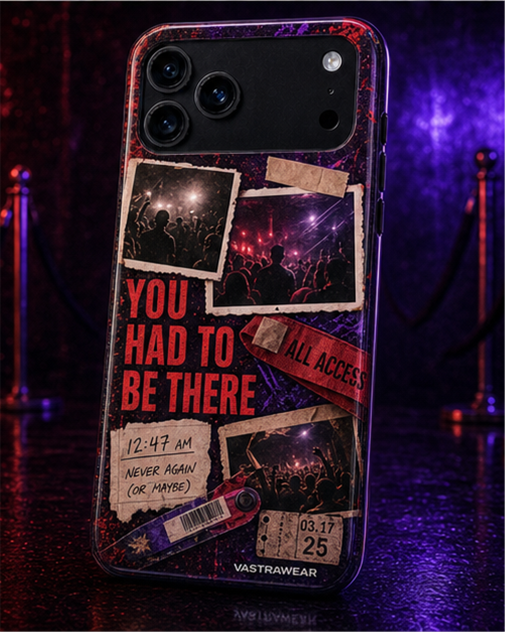 YOU HAD TO BE THERE VASTRAWEAR glossy phone case