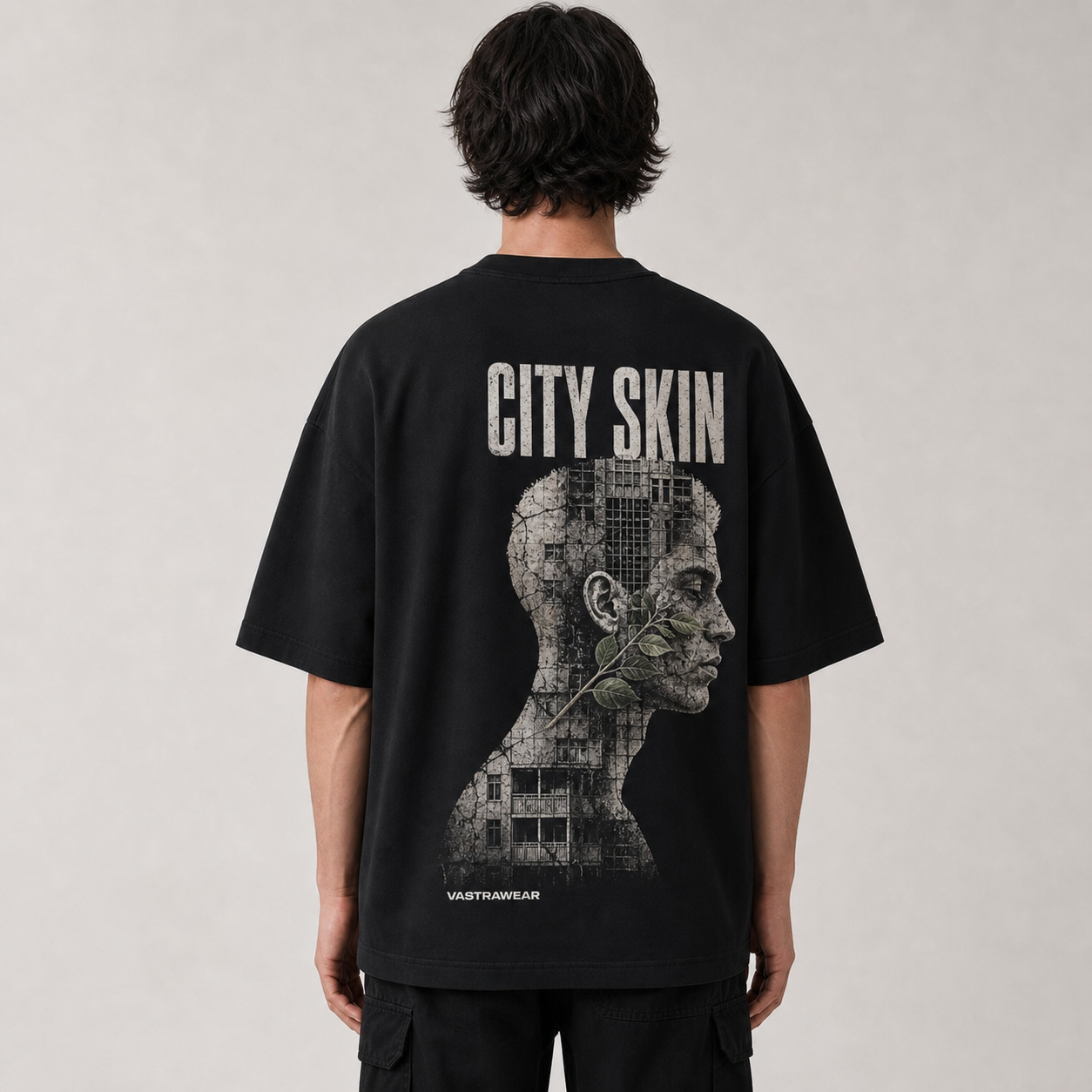 CITY SKIN oversized t-shirt ? back view