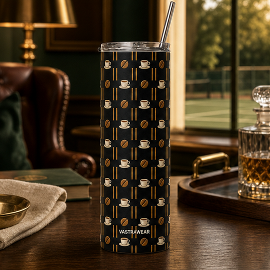 ESPRESSO BAR REPEAT VASTRAWEAR tumbler in THE ART OF LEISURE setting