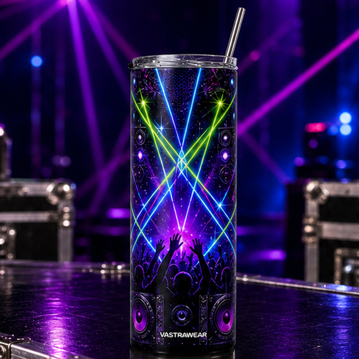 FRONT ROW LASERS VASTRAWEAR tumbler in ZERO CURFEW setting