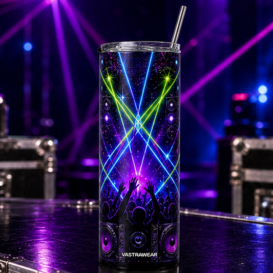FRONT ROW LASERS VASTRAWEAR tumbler in ZERO CURFEW setting