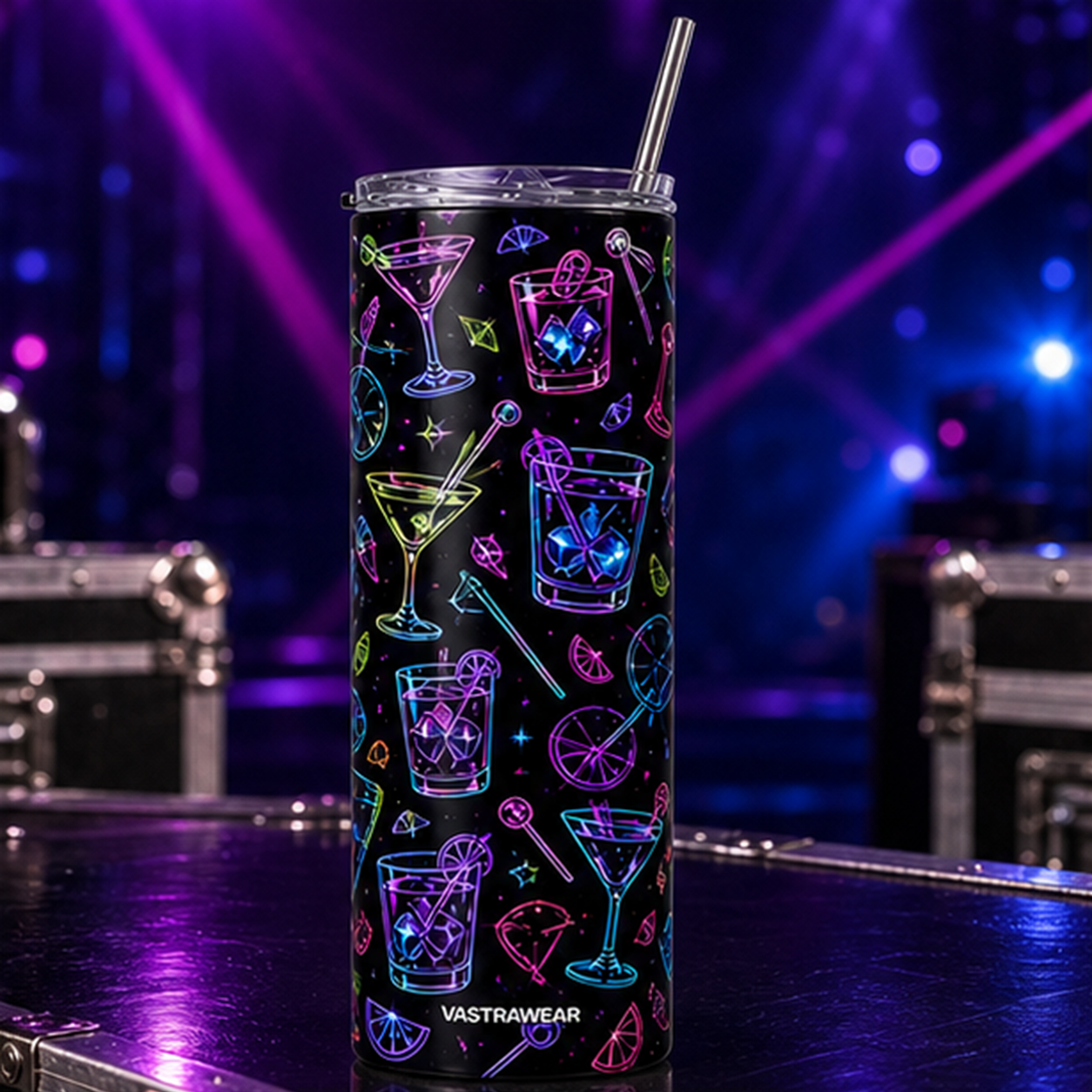 MIXED DRINKS VASTRAWEAR tumbler in ZERO CURFEW setting